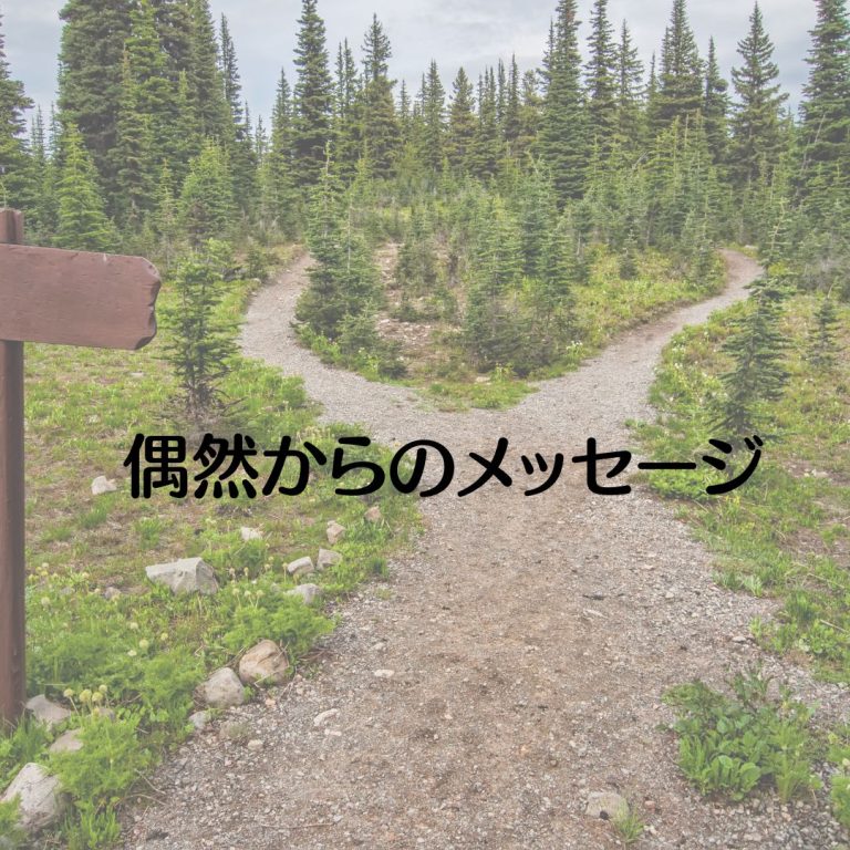 偶然からのメッセージ