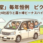 「幸せ堂」毎年恒例ピクニック in 諏訪大社4社巡りと霧ヶ峰ビーナスハイキングの旅