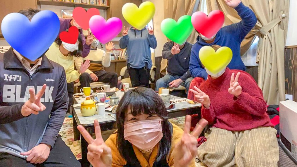 お茶会セラピー​の様子