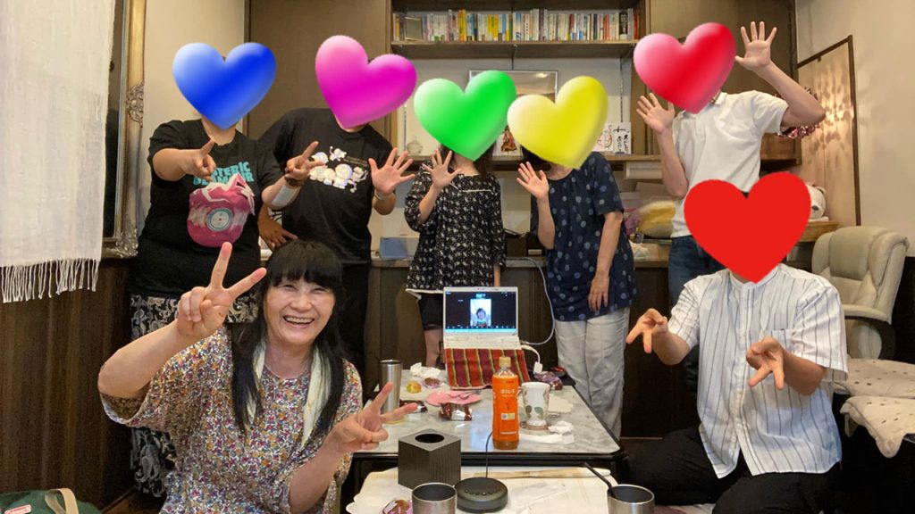 お茶会セラピー​の様子