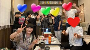 お茶会セラピー​の様子